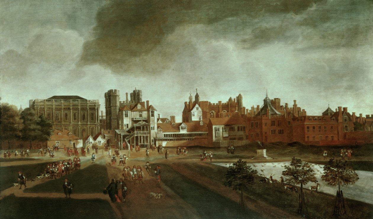 Whitehall Palace and St. James's Park by Hendrick Danckerts